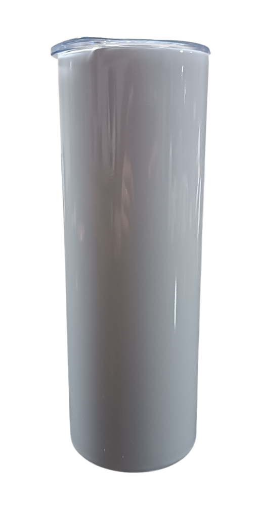 Tumblers - minces à double paroi en acier inoxydable de 500 ml avec couvercle et paille
