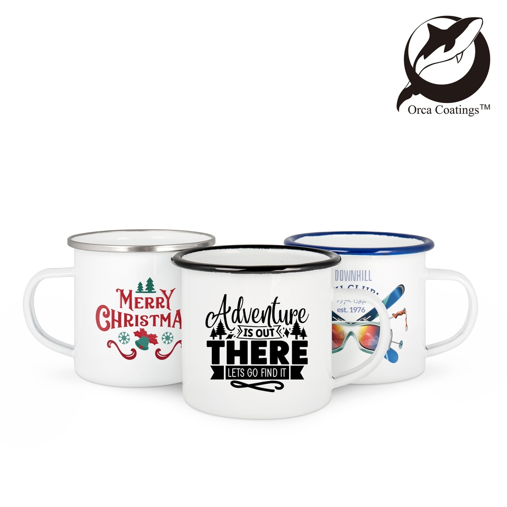 Tasse émaillée 12oz, Orca™ Coating