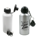 Gourdes de voyage en aluminium 500ml Grise