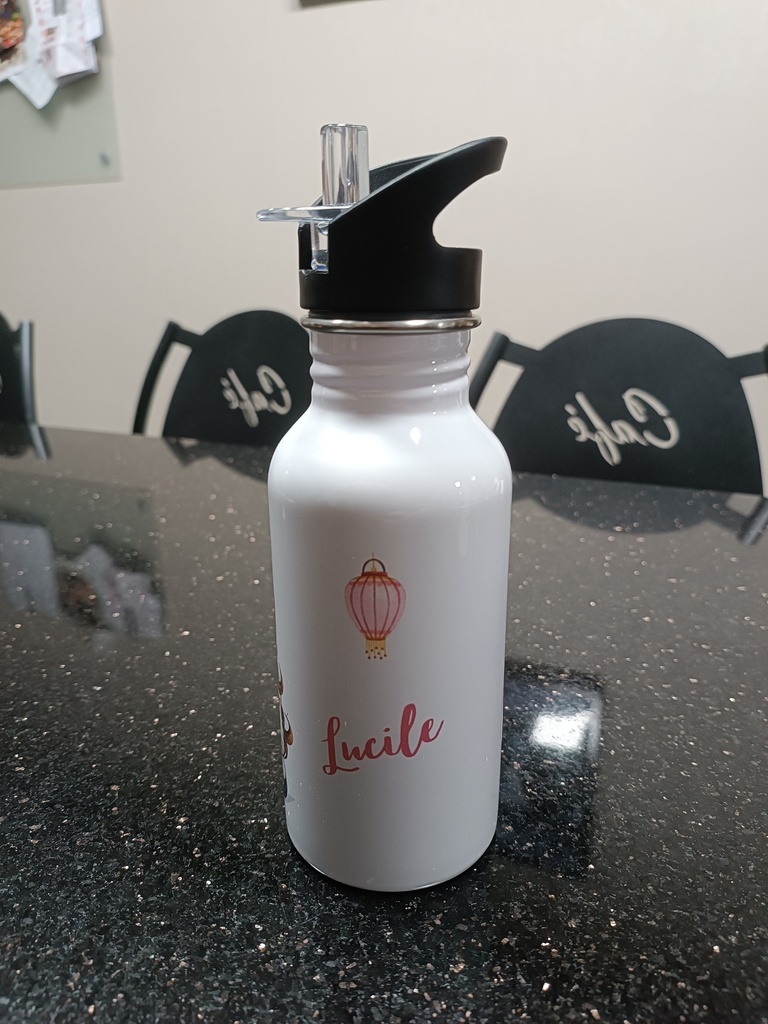 Option prénom sur gourde